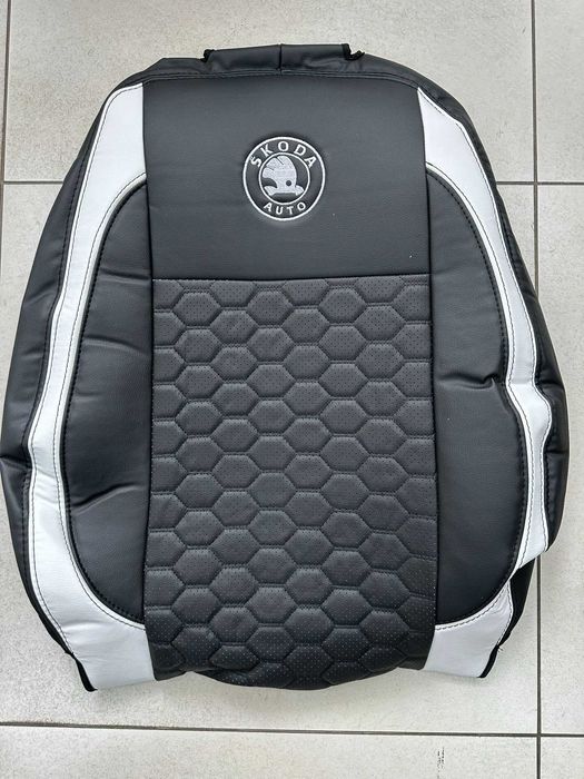 Чехлы в салон Skoda Octavia A5 / A7 Экокожа Модельные EMC-ELEGANT