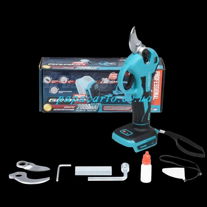 Секатор акумуляторний Grand СА-30F/20BL садові ножниці