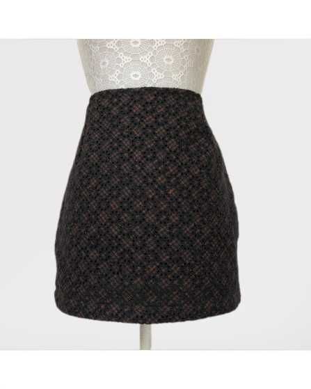 Spódnica spódniczka krótka mini zip S 36 TopShop ażurowa ZIP