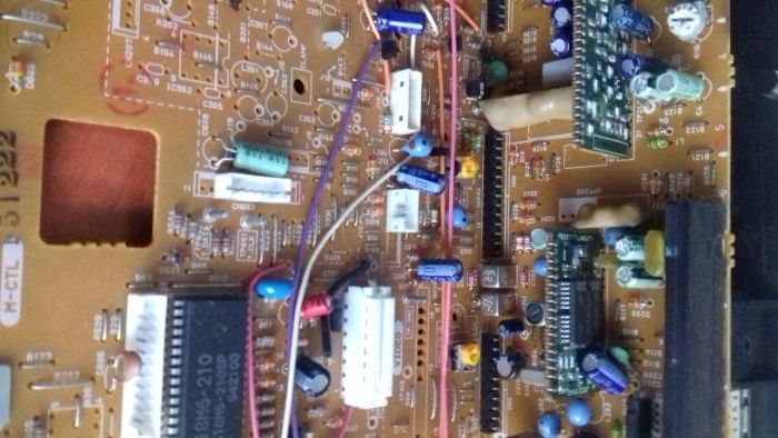 плата видеомагнитофона JVC (оригинал)