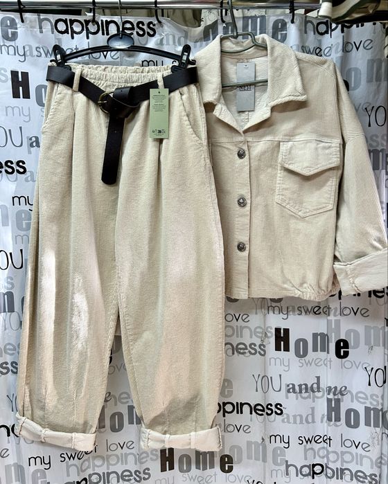 Костюм вельветовый женский хлопок+стретч, Италия 44-50