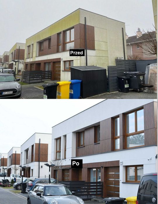 Mycie elewacji, kostki, dachów i tarasów - tanio