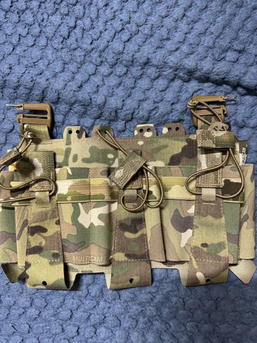 Передня панель M-Tac для плитоноски Cuirass QRS на 3 магазини - MultiCam