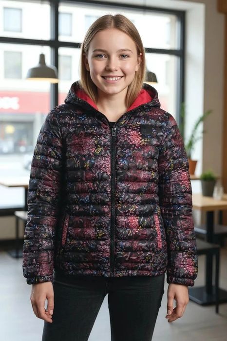 Reserved puchowa jesienna kurtka przejściowa 146