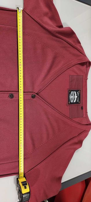 Casaco informal de cor bordeaux para homem