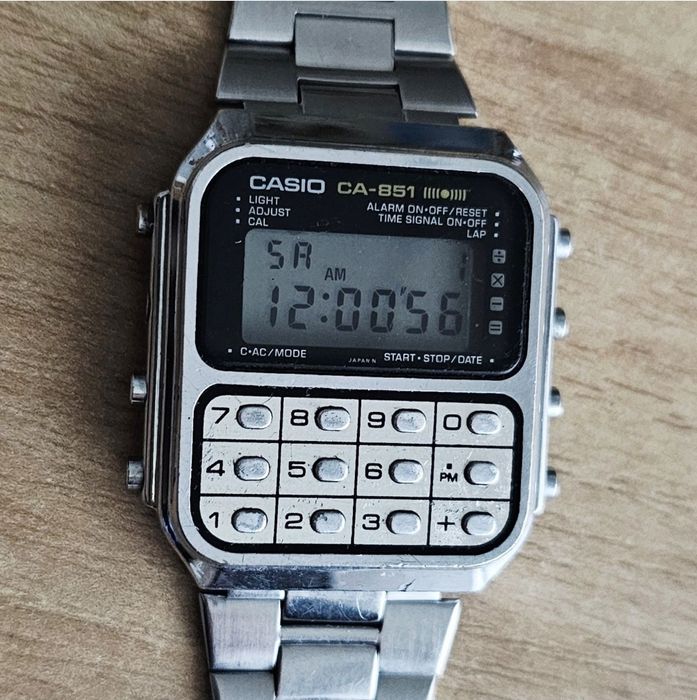 Коллекционные Часы Casio CA 851 Japan Game годинник касіо вінтаж ретро