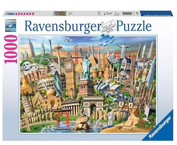 Ravensburger Puzzle słynne budowle, 1000 el.