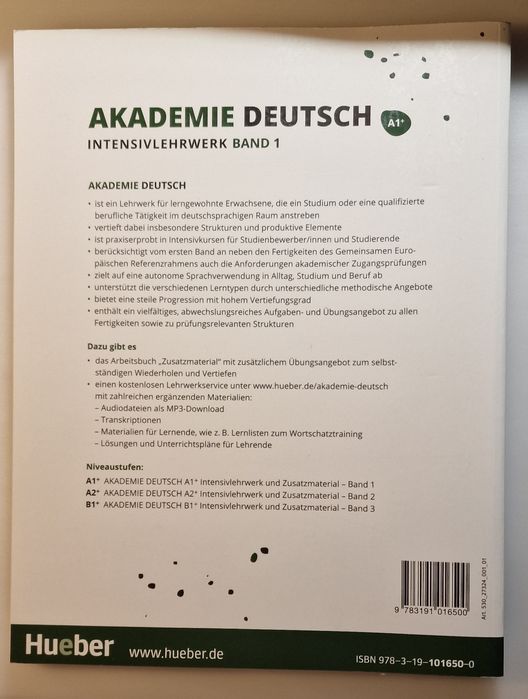 2 Livros de Alemão nível A1 - 1 Livro de Material Adicional e 1 Livro