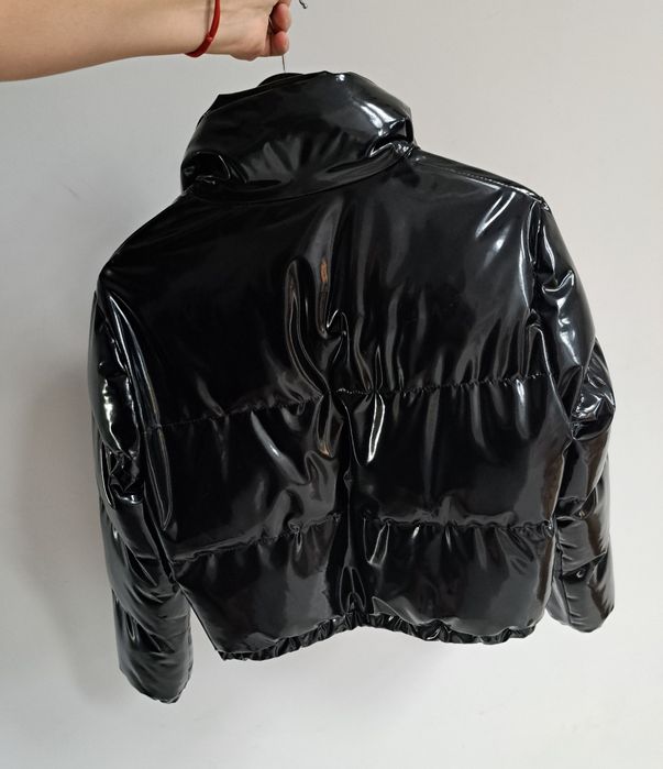Czarna kurtka winylowa latexowa Bliss Uni