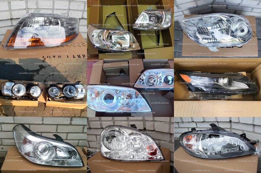 Передняя фара Chevrolet Aveo, Lacetti, Captiva, Cruze, Epica, Evanda