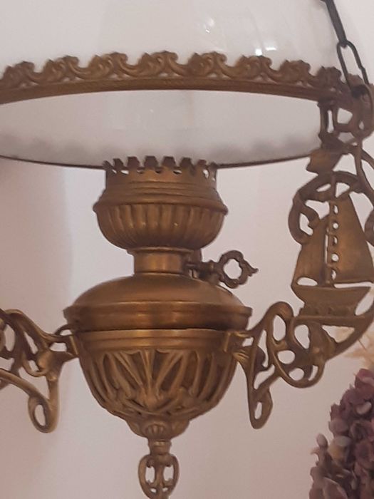 Lampa  zabytkowy  mosiężny  żyrandol  zaproponuj cenę