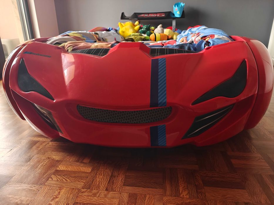 Cama carro de corrida Le Mans para criança