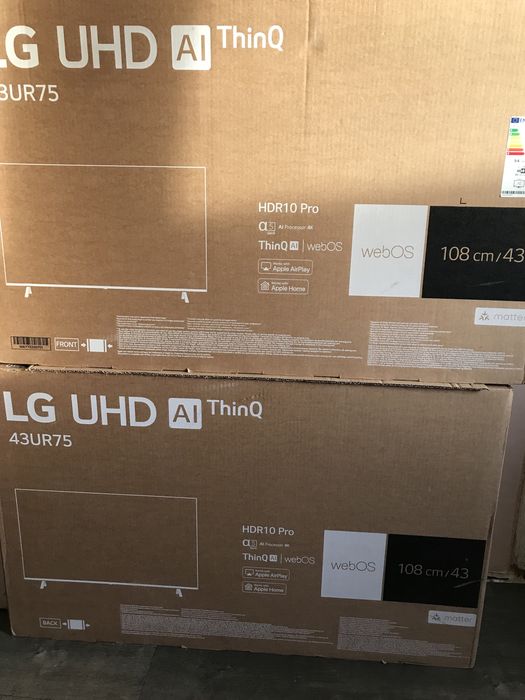 43”LG UR75006LK 4К,Смарт,Т2.гарантія 12 міс.