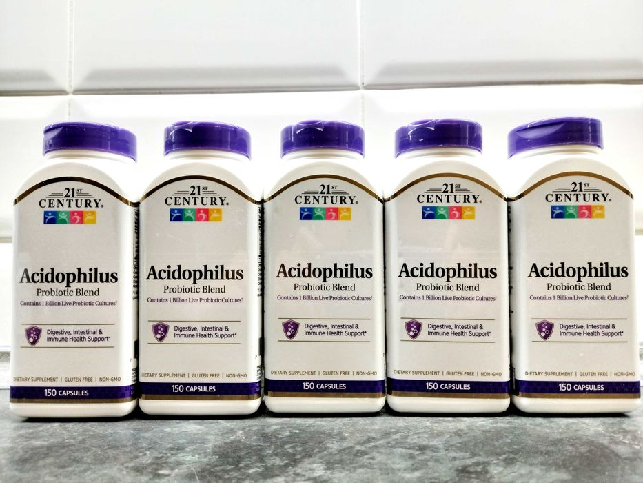 21st Century, Acidophilus Probiotic (150 капс), пробиотики, пробіотики