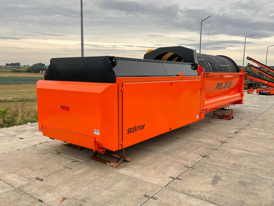 Przesiewacz bębnowy PBS.20.55 do RDF, kompostu, ziemi - STELMAR