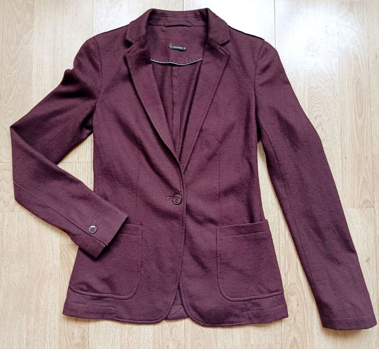 Идеальный пиджак Massimo Dutti (100% шерсть), xs