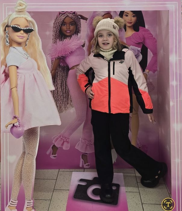 Kombinezon zimowy 4f kurtka, spodnie, rekawiczki r128cm