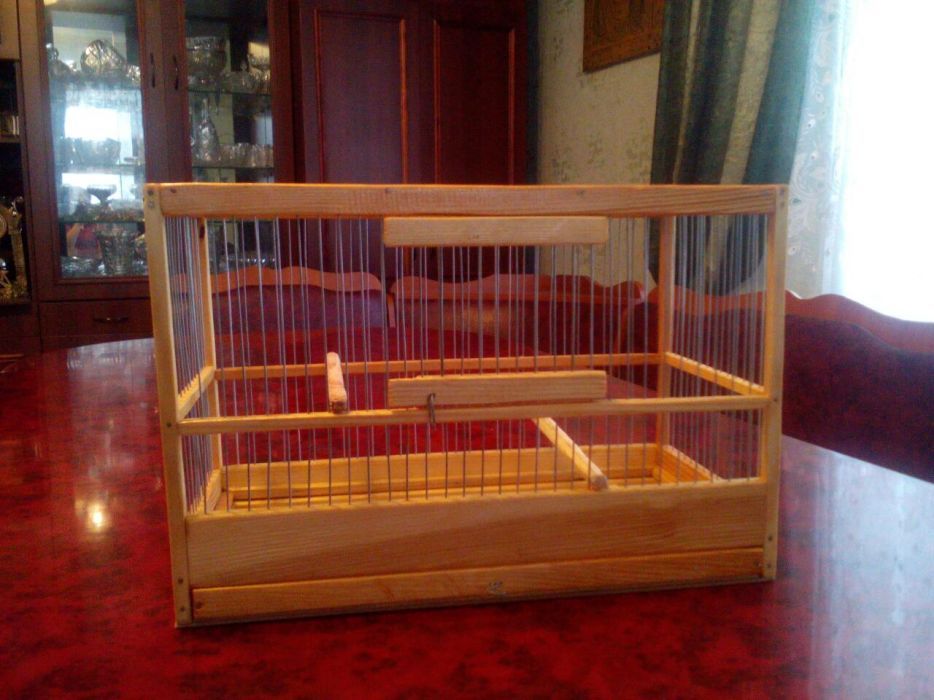 Клетки для птиц из натурального материала