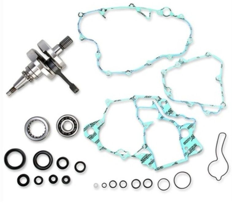 Wał korbowy Wiseco Łożyska uszczelniacze Uszczelki 07-18 Honda CRF 150