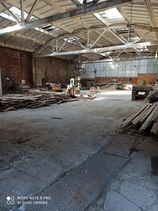 Оренда комерційного виробничого складського приміщення площею 1100кв.м