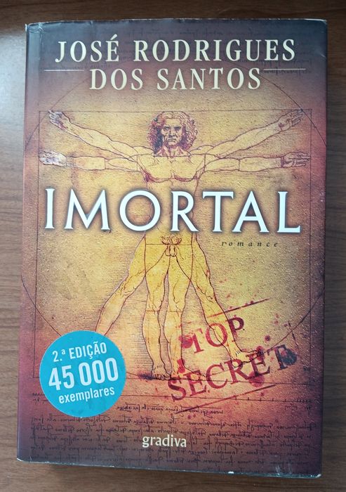 Livro "Imortal" de José Rodrigues dos Santos