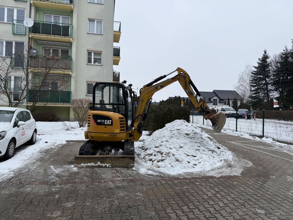 Minikoparka Wynajem Usługi Wykopy Równanie