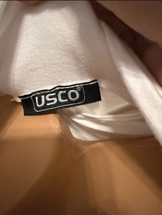 Białe bolerko etola y2k vintage old school hit lat 2000