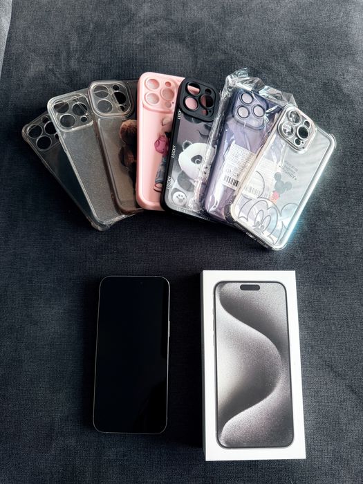 Iphone 15 pro max 256 GB white titanium