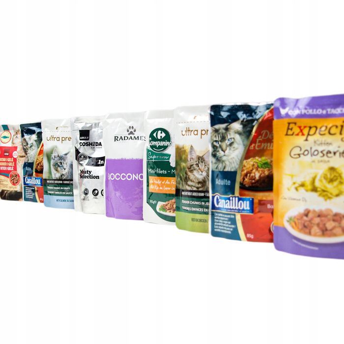 Pakiet Saszetki Dla Kota Mix Smaków 100 Szt. Wielka Paka Super Jakość