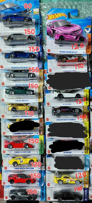 Модели hot wheels