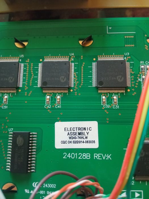 Дисплей LCD графічний EA W240-7KHLW.