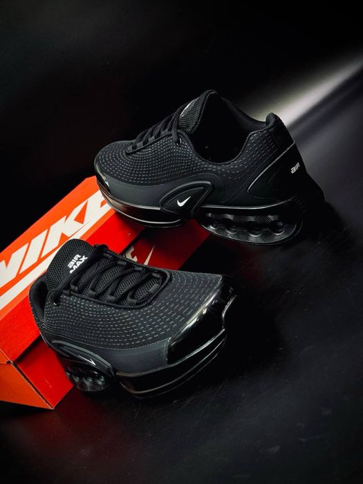 Чоловічі Nike Air Max Dn Triple Black • кромовки найк 43 розмір • чорні лєтні красовки найк • Найки гелеві