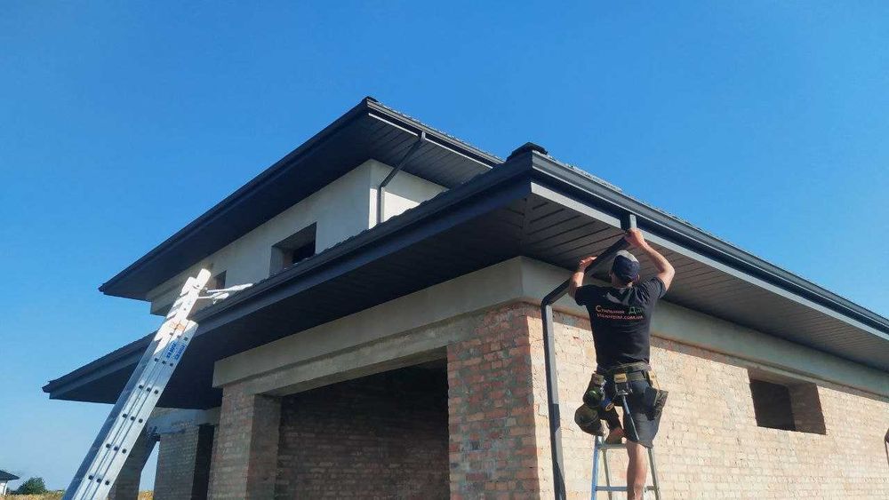 Металева водостічна система/Бриза/Profil/Ринви/Водостоки/Софіт