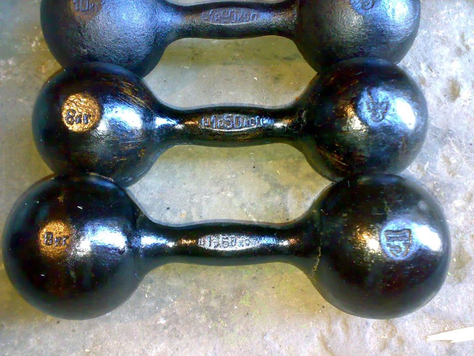 товары для школьников .гантели 10 кг