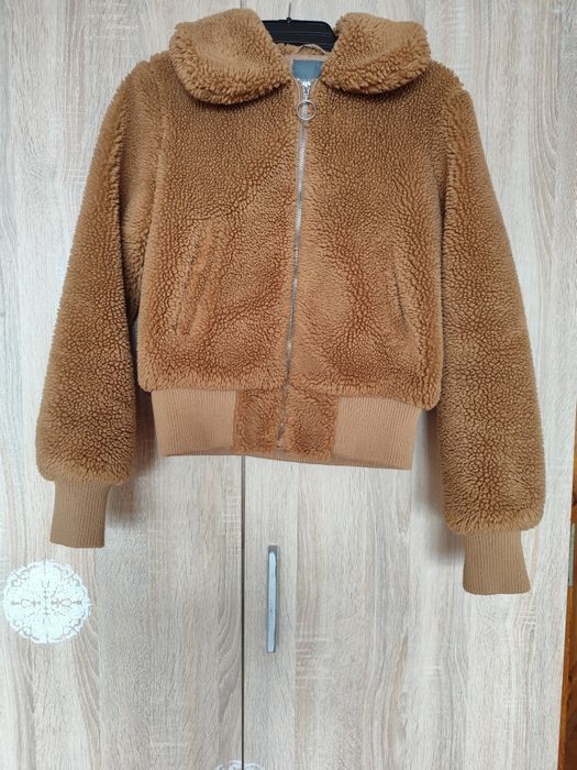 Kurtka jesienna zimowa bomberka baranek