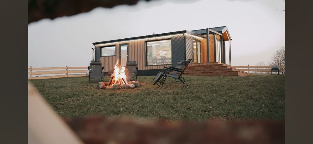 Domek nad jeziorem  z jacuzzi sauną dla Rodziny łowisko ryby kaszuby