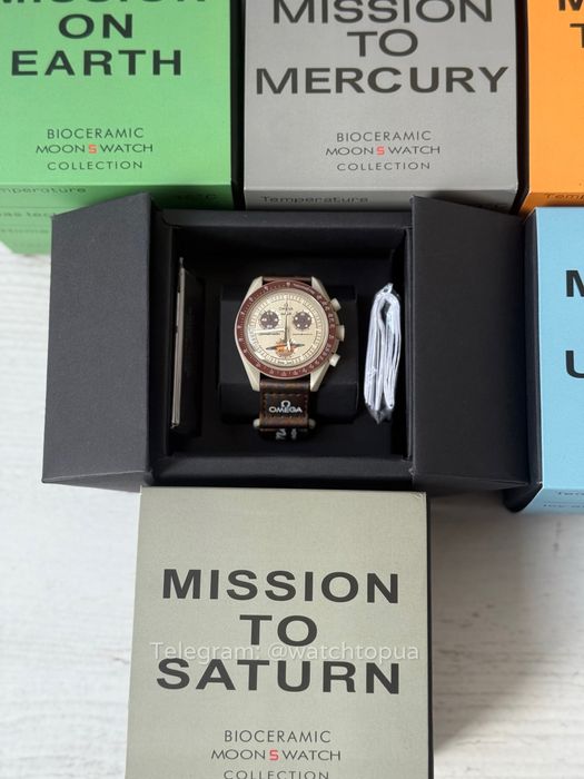 Годинник Omega x Swatch Speedmaster MoonSwatch – Mission to Saturn