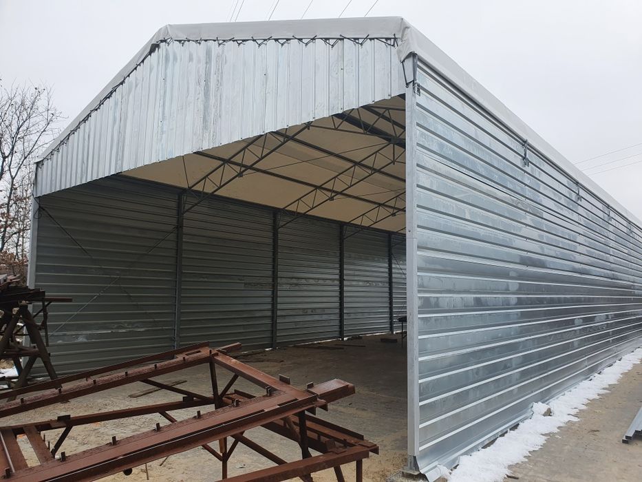 Konstrukcja stalowa 8x19.2 hala magazyn wiata garaż modułowa