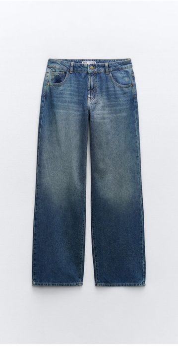 Джинсы Zara WIDE LEG  р 36 новые