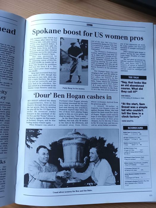 The daily telegraph GOLF Chronicle - Ted Barrett