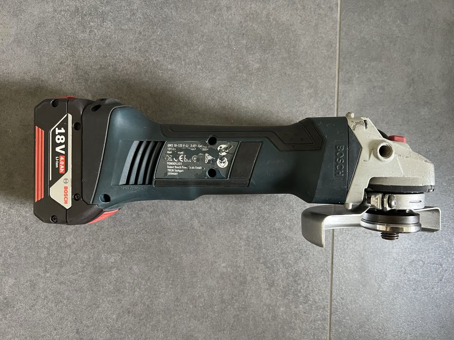 Акум. Болгарка Bosch GWS 125 V- Li +АКБ 4.0Ah