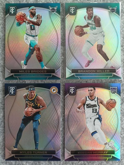 4 karty NBA 2024-25 Totally Certified Bridges Miller Turner Murray