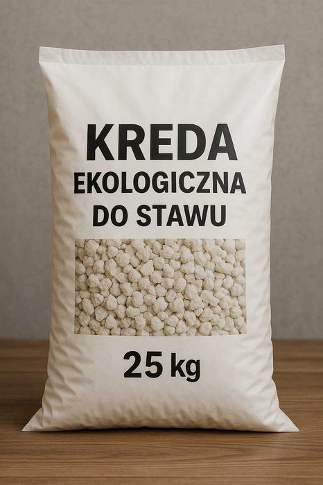 Kreda do stawu, kreda do oczka wodnego kreda stawowa 25 kg, kreda
