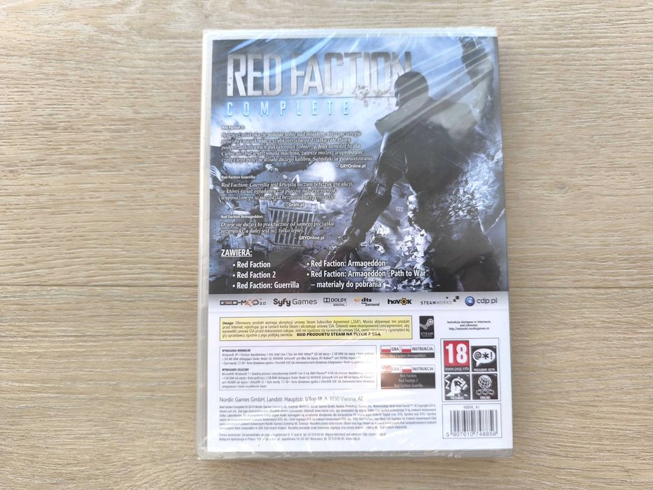 Red Faction Complete Collection [PC] (POLSKA WERSJA) 4 GRY - Nowa w folii!