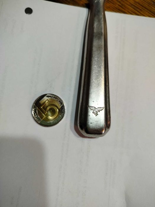 Nóż sprzed wojny z glapą uszkodzony