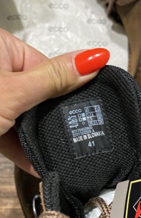 41р. Ботінки черевики Ecco Track 25 M GTX (lowa оригінал