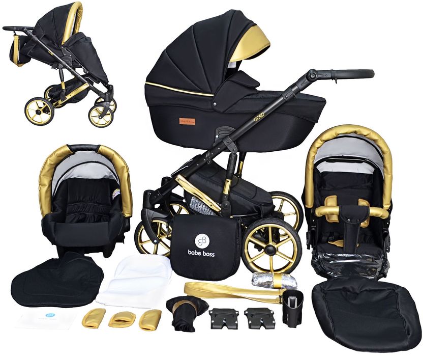 Nowy Wózek Dziecięcy Uczio GOLD 3w1 Wielofunkcyjny