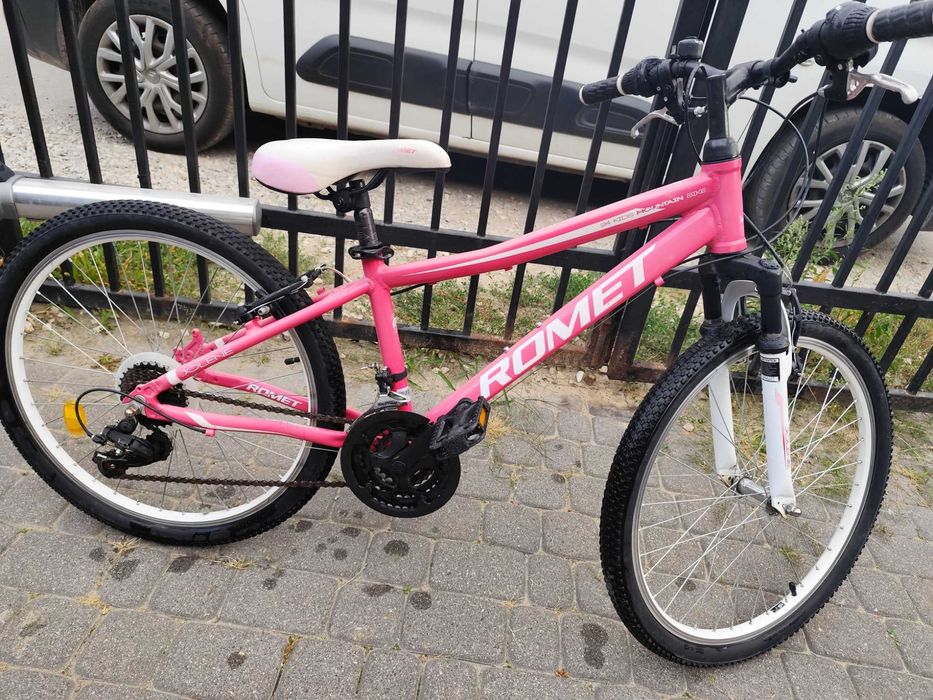 Rower Romet Jolene 24 cali Różowy