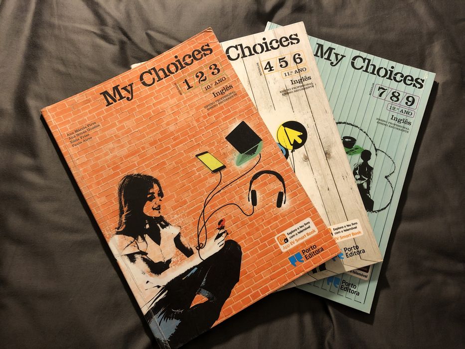 Livros Inglês (My choices, ensino profissional)