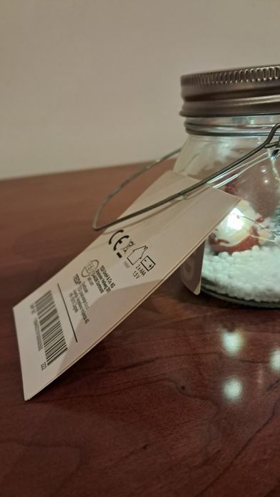 Decoração natalícia com led,nova com etiquetas